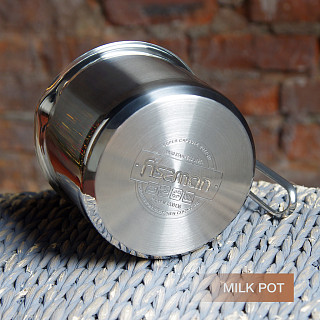 Milk pot 14x11 cm / 1.5 LTR (stainless steel)