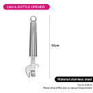Can & bottle opener ZONDA 16 cm (stainless steel)