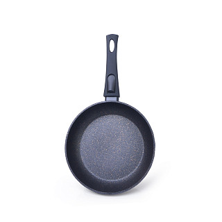Frying pan BLACK COSMIC 24x4.9 cm with detachable handle with induction bottom (aluminium with non-stick coating)
