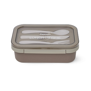 Pietų dėžutė su 2 skyreliais 800 ml / 20,5 × 13,5 × 7,8 cm (plastikas)