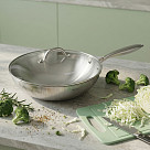 WOK panna AETERNUM 32х9 cm ar stikla vāku (ner. tēr.)