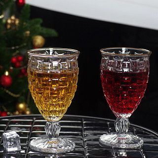 Vīna glāžu komplekts 350 ml x 2gab. (stikls), art 19035 Vīna glāžu komplekts 350 ml x 2gab. (stikls), art 19035
