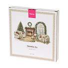 Šķīvis CHRISTMAS EVE 27 cm, zelta krāsā (jaunais kaula porcelāns)