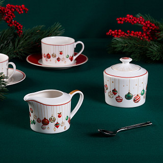 Piena trauks Christmas Balls 300 ml (porcelāns)