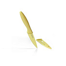 4" Paring knife CARAMELLA 10 cm with sheath (stainless steel) (72 pcs in displaybox)