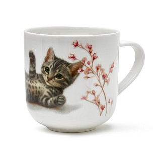 Krūze CATS 380 ml (jaunais kaula porcelāns)