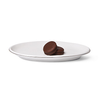 Šķīvis ovāls ALEKSA 35x21 cm (porcelāns)