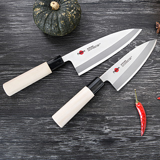 Deba peilis Kensei Hanzo 18cm (plienas)