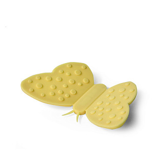 Butterfly-shaped pot-holder with magnet (silicone) (24 pcs per tube display box)