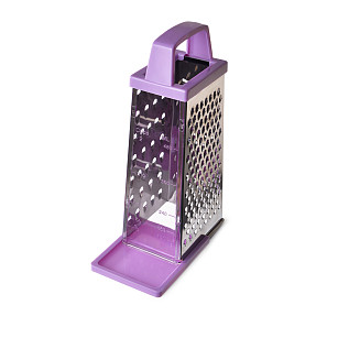 4-sided Grater (stainless steel + plastic)