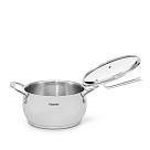 Casserole Vita 18x10.5 cm / 2.5 l with glass lid (stainless steel)