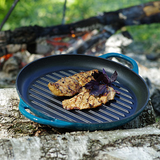 Grill pan 30x4.0 cm (enamel cast iron)