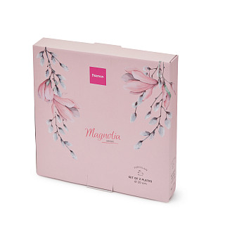 2 šķīvju komplekts MAGNOLIA 20 cm (porcelāns)