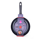 Deep frying pan Velia 24x6.5 cm with induction bottom (aluminium with non-stick coating)