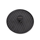 Round grill press 24cm with bakelite knob (cast iron)