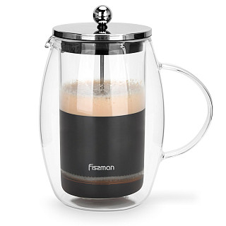 Double wall French press 1 l, art. 9128