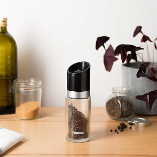 Malūnėlių rinkinys druskai ir pipirams 2х170мл / 5,5х5,5х17,5см