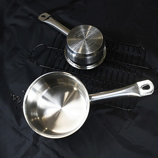 Katliņš ar garo rokturi ARIELLE 14x7 сm/1000 ml  (nerūsējošais tērauds)