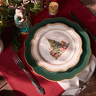 Lėkštė CHRISTMAS EVE 20 cm (naujas kaulinis porcelianas), art. 13756