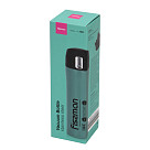 Double wall vacuum travel mug 450 ml Aquamarine color (stainless steel), art. 9880