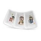 Rectangular plate MIRACLE 16.5x7.5 cm (new bone china), art. 16022