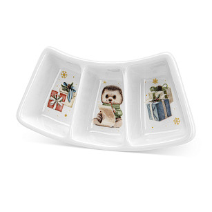 Rectangular plate MIRACLE 16.5x7.5 cm (new bone china), art. 16022