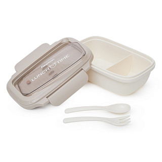 Pietų dėžutė su 2 skyreliais 850 ml / 19,7 × 14 × 8,2 cm (plastikas)