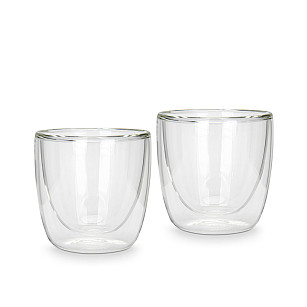 Set of 2 Double Wall Glasses 100 ml (Borosilicate Glass)