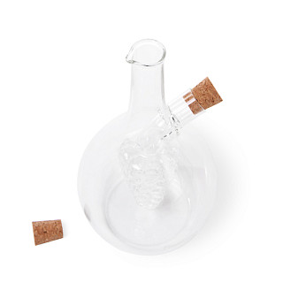 Oil & vinegar bottle 40/450 ml 2-in-1 (borosilicate glass)