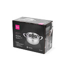 Katls ABSOLUTE PRO 20x10 cm / 3,2L ar stikla vāku (nerūsējošais tērauds)