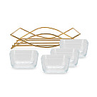 Менажница на стальной подставке, art. 16393