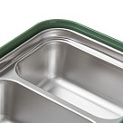 2-compartment lunch box 800 ml / 20.5 × 13.5 × 7.8 cm (plastic)