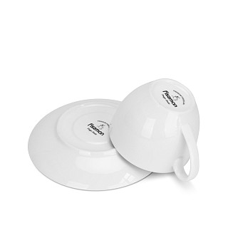 Komplekts krūze ar apakštasīti Floree 270 ml/ 2 gab.  (porcelāns) Komplekts krūze ar apakštasīti Floree 270 ml/ 2 gab.  (porcelāns)