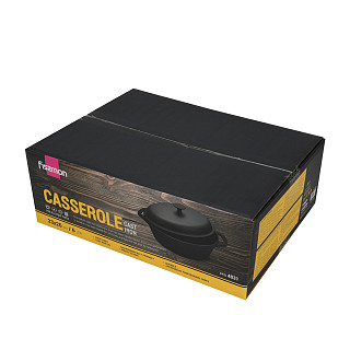 Утятница чугунная с крышкой 6 л