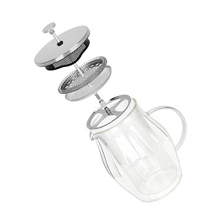 Double wall French press 1 l, art. 9124