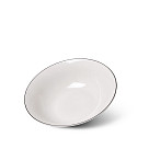 Salad Bowl ALEKSA 23cm color white (porcelain)
