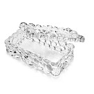 Uzglabāšanas trauks 19x10x7 cm / 330 ml ar vāku (stikls)