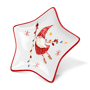 Star shape dish 20.7x20 cm (dolomite)