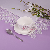 Сup MAGNOLIA 280 ml with saucer (new bone china)