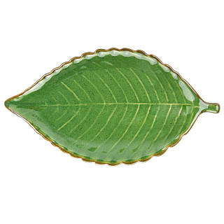 Bowl GREEN 26.5x14x4 cm (ceramic)