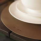 Oval placemat 45x30 cm (PU)