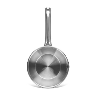 Sauce pan LEDA 14x8.5 cm / 1,2 LTR without lid (stainless steel)