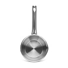 Sauce pan LEDA 12x8.5 cm / 0,9 LTR without lid (stainless steel)