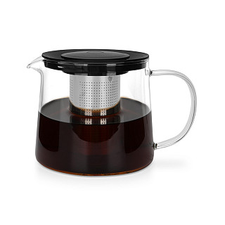 Tējkanna 1500 ml ar nerūsējošā tērauda filtru (borsilikāta stikls)