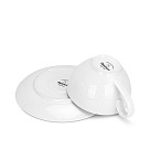 Puodeliai su lėkštutėmis 430 ml / 4 vnt Floree (porcelianas)