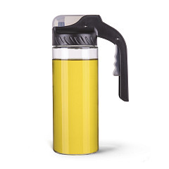 Oil bottle 400 ml with plastic lid (glass), art. 6420