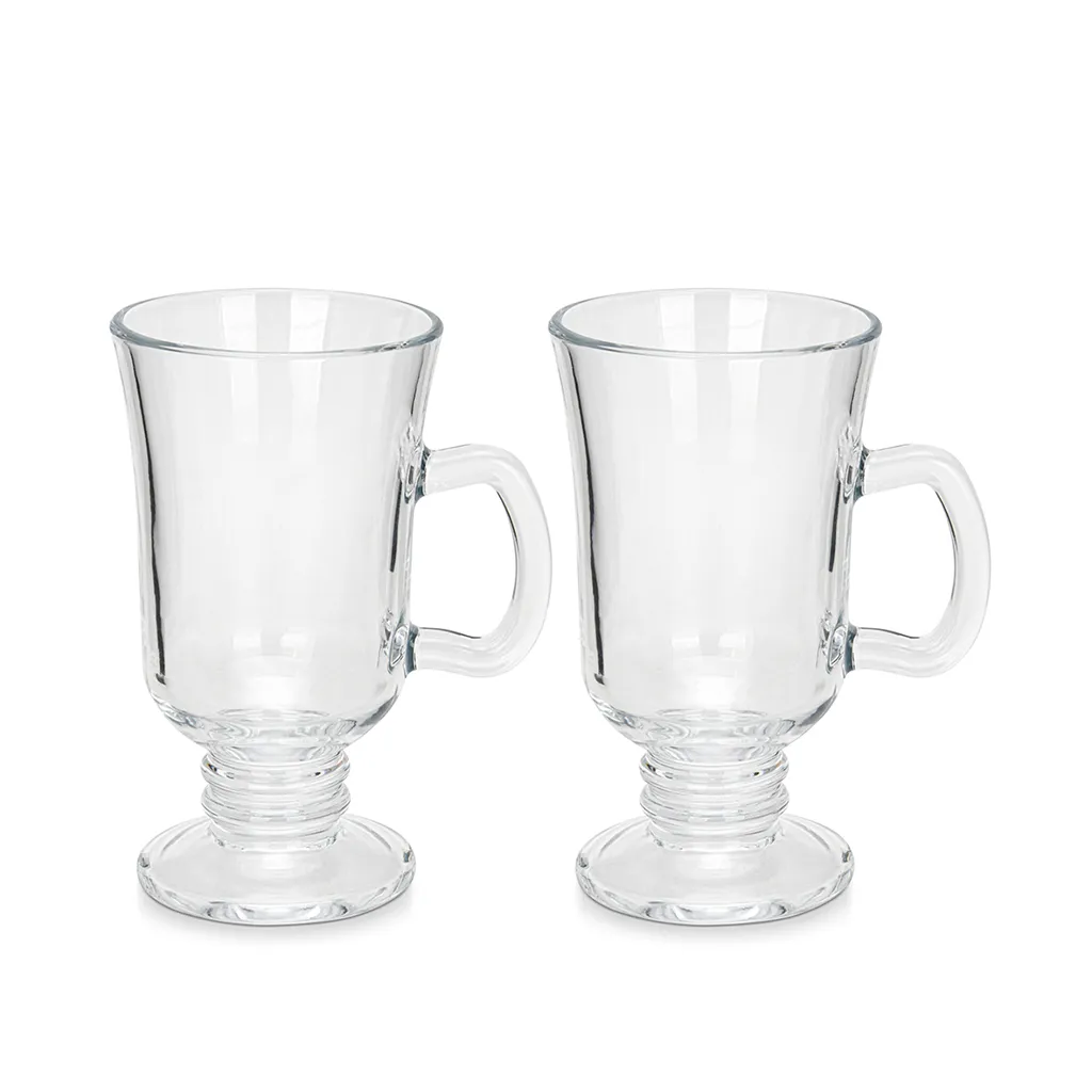 Buy Set of glasses for hot drinks 250 ml x 2 pcs. glass in