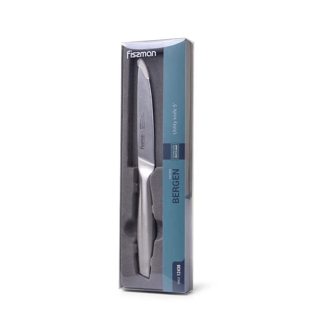 Buy 5 Utility knife BERGEN with hollow handle 3Cr13 steel in